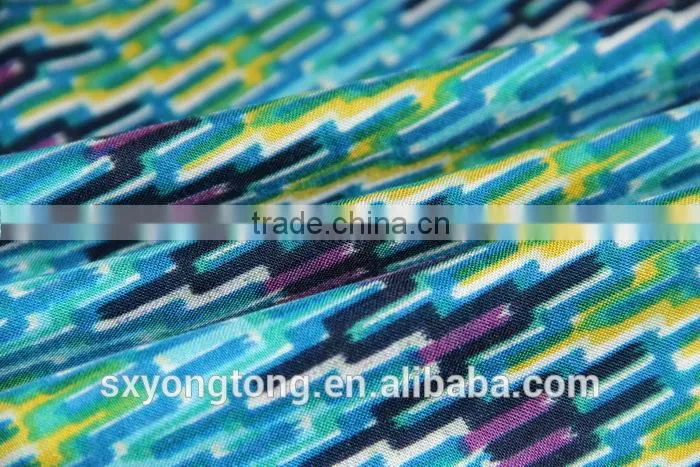 2014 textile print viscose rayon staple fiber fabric