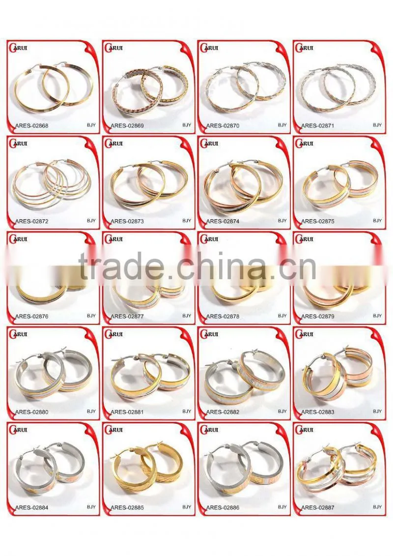 Fashion earring designs new model earrings skull punk earrings