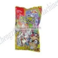 Multi-function pillow type horizontal packaging machine for sandwiches, biscuits, cookies