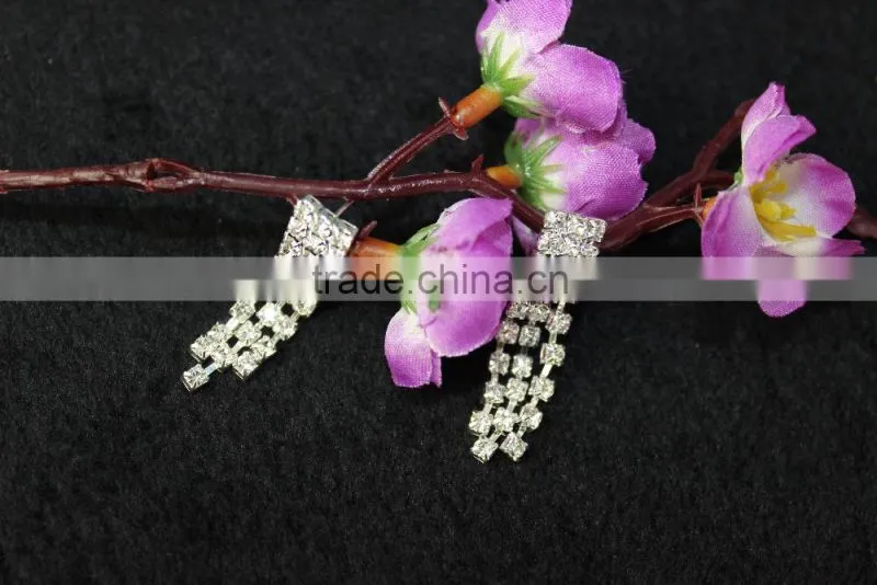 Tassel Glass Crystal Wedding Jewelry Sets for Bridal Beautiful Jewelry Set Wholesale