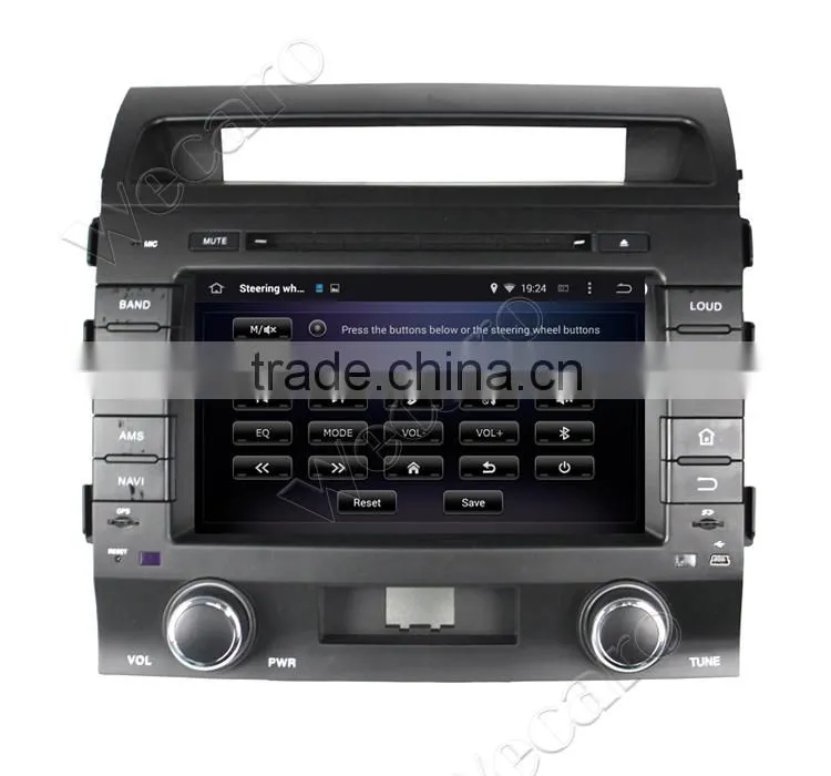 Wecaro WC-TL8013 8" Android 4.4.4 car dvd player quad core for land cruiser car multimedia stereo 2008-2012