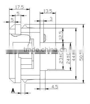 10A 16A 250V Euro AC electric switch and socket