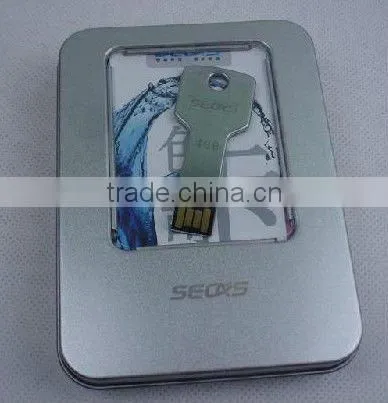 Customized Usb Flash,Promotional Gift 4gb Metal Key Usb Flash Drive 2.0