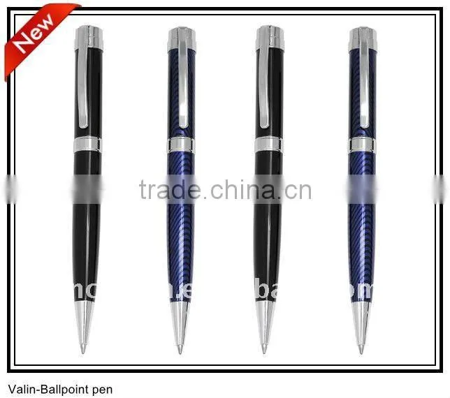 streamline texture metal ball pen for promotional