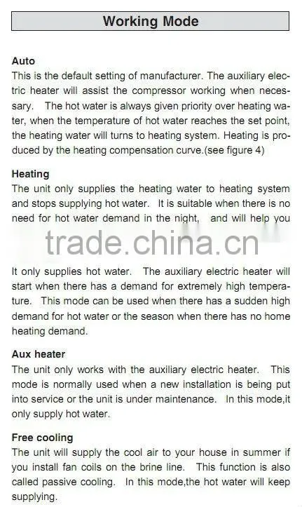 CE approved Water to water geothermal Heat Pump