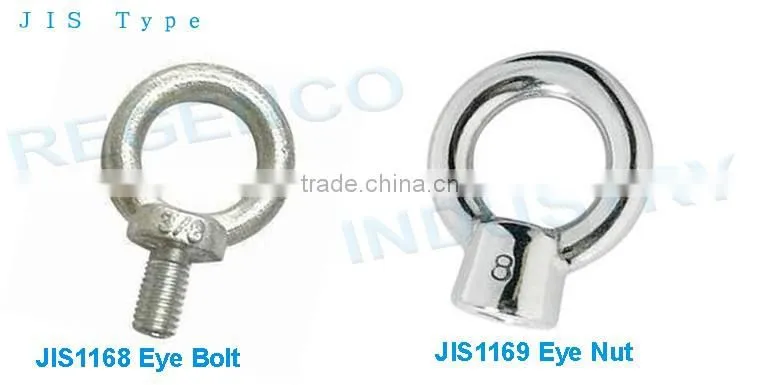 Stainless Steel Eye Bolt and Nut