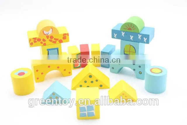 wooden car for kids baby toy with blocks for sale