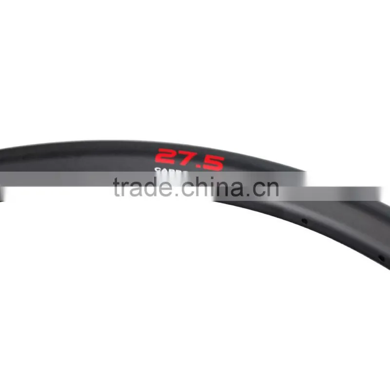 Rim 650B carbon clincher bike MTB tubeless wheel 27.5er all mountain rims stiffness