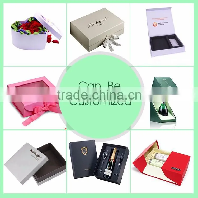 Specializing in custom luxury hot stamping logo single red wine box