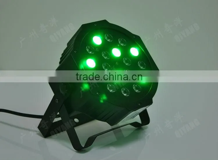 LP7-1803 18pcs 3W RGB plastic flat LED PAR LIGHT