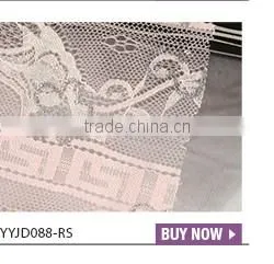 wholesale embroidery print pink bead lace fabric