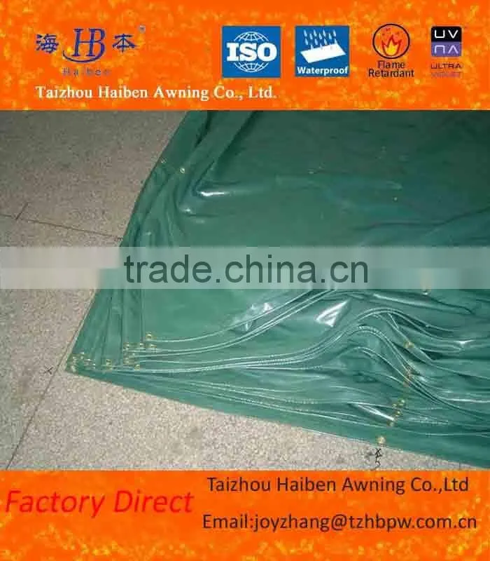 Quality Reinforced Waxed Fabric PVC Tarpaulin