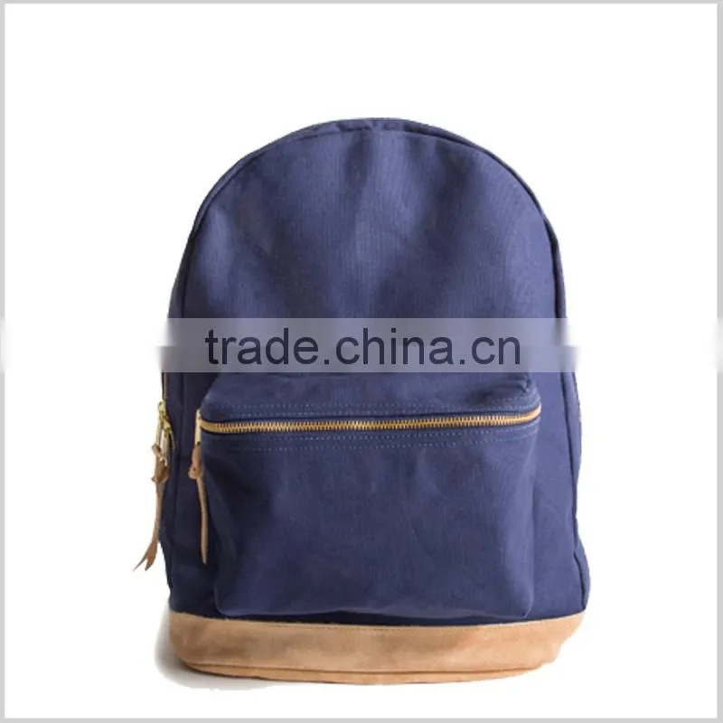 high quality cheap canvas backpack/wholesale backpack/canvas school backpack