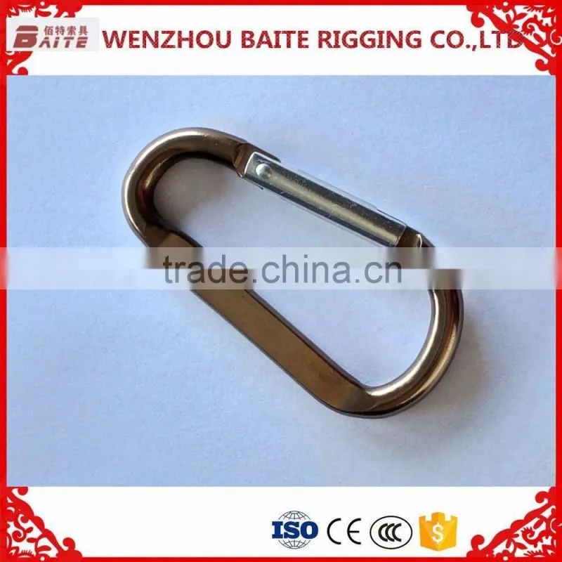2016 popular Gun matt Pewter aluminium snap hook good quality with factory price