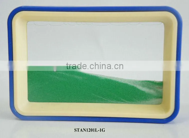 Flowing Sand Art Scenery Green/moving sand art