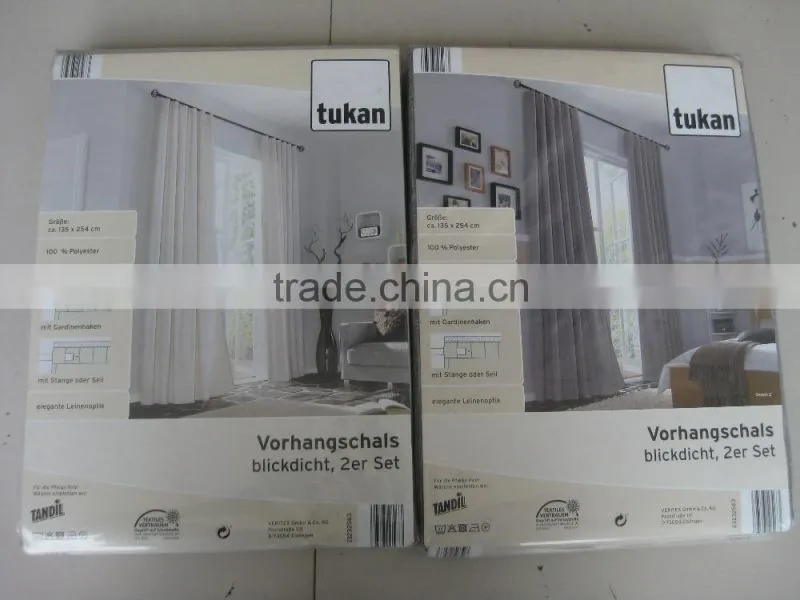 100% Polyester High Quality Hotel Window Curtain