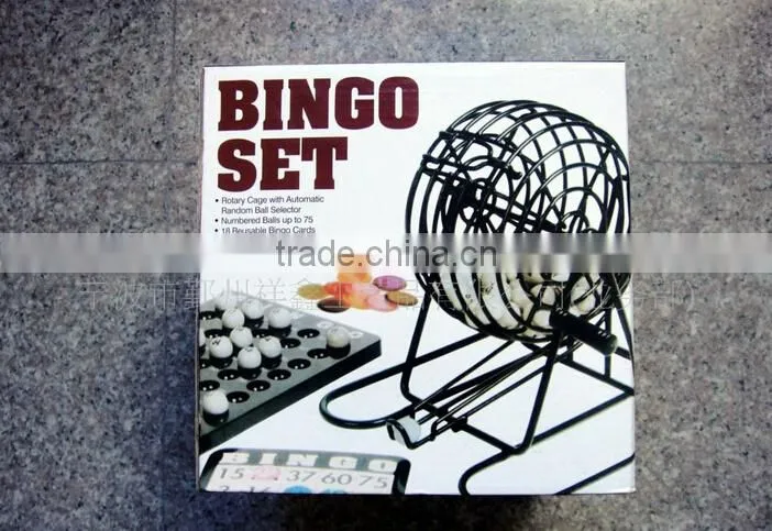 75 balls popular Bingo drinking game set