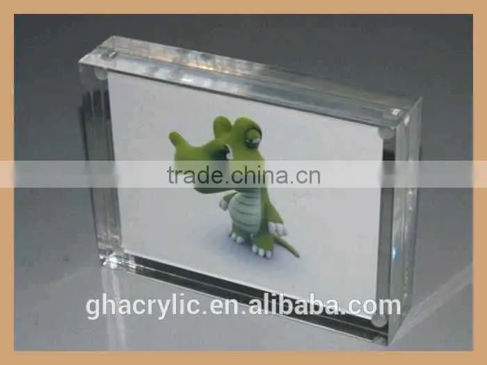 GH-P0016 Desktop calendar style plastic picture photo frame plexiglass photo frame