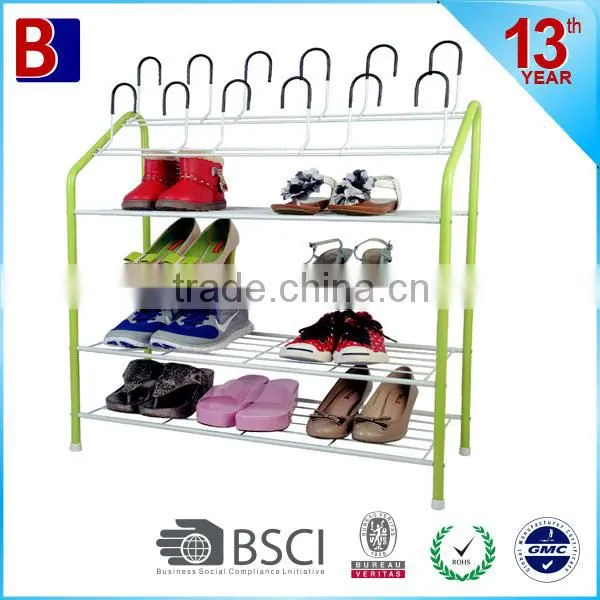 4 tiers iron Shoes shelf