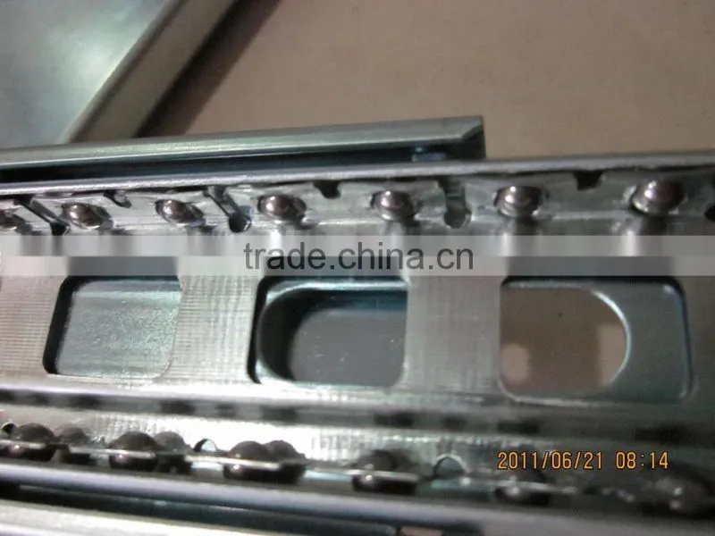 Jieyang hardware 42MM soft close drawer slide machinery for cabinets