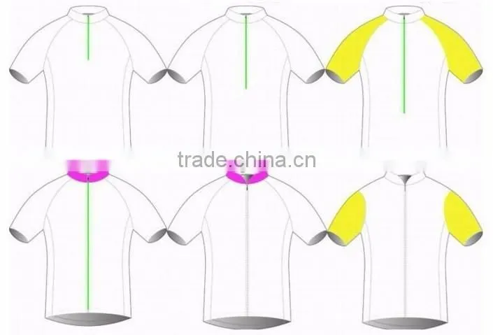 Custom Blank Pink And Black Cycling Jersey