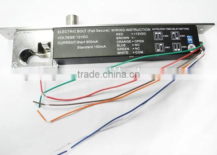 NO Eletric Bolt lock With Mort Lock 2000Kg Holding Force with Cylinder key PY-EL14