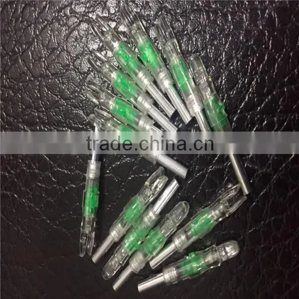 Green LED Arrow Nocks with Automatic light up