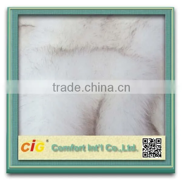 polyester fake/faux fur velboa fabric for car seat cover