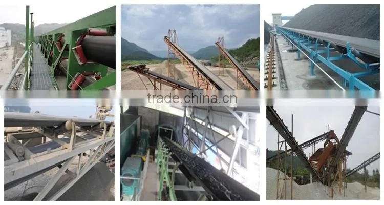 Three Roll Troughing Conveyor Idler Roller For Conveying Bulk Materials
