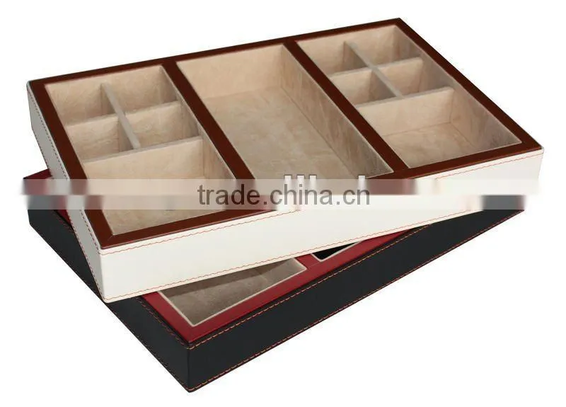 PU Leather Valet coin tray