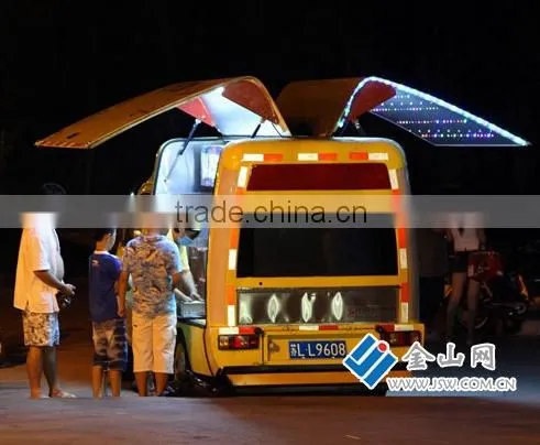 cheap sale green mobile fast food truck made in 2015, China