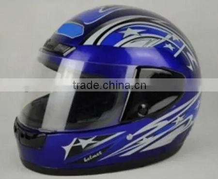 Yellow Alternating Blue Color Sport Racing Full Helmets/ Motorcycle Hemets