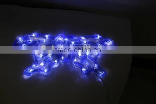 Lighty 3D LED acrylic butterfly christmas decorative light/christmas ornament