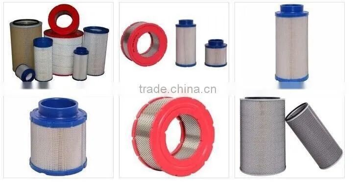 air intake filter for atlas copco air compressor industry air filter element for screw air compressor parts