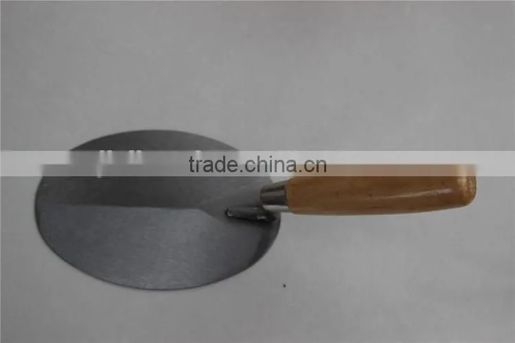 Bricklaying trowel with carbon steel blade / construction tools