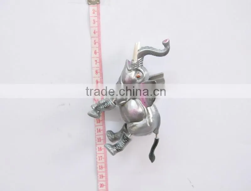 Pearl Powder 4 inch Plastic Thailand Elephant Tourist Souvenir Magnet