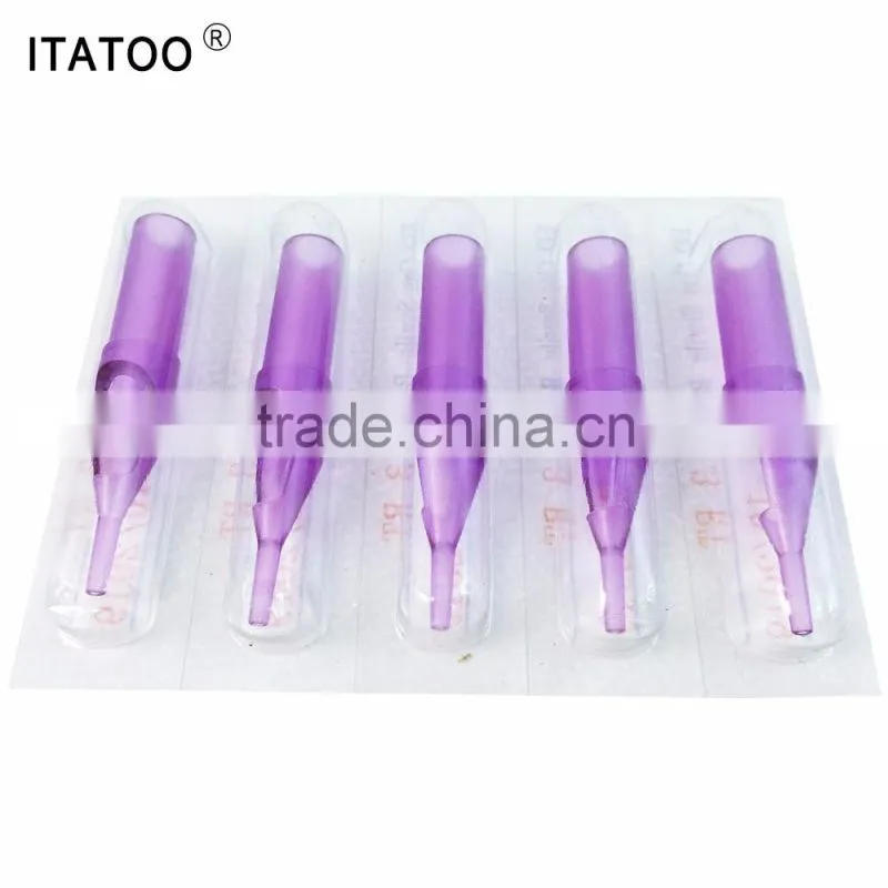 High quality purple disposible tattoo needle tip 3RT