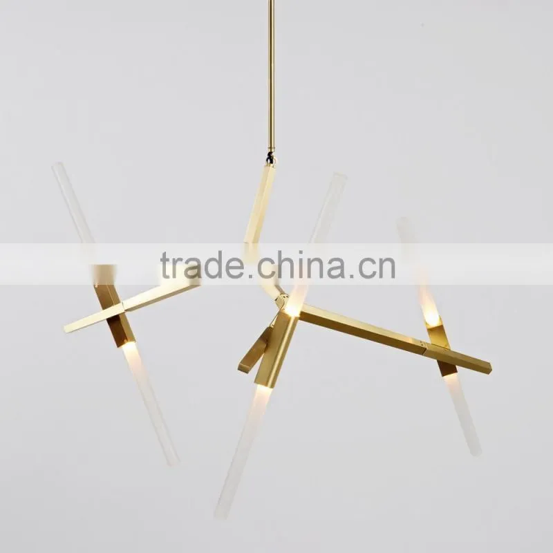 Unique wall sconce - 4 LED Lights with rotating articulated joints of bulbs