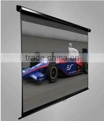 Manual Projector Screen with self-locking systerm