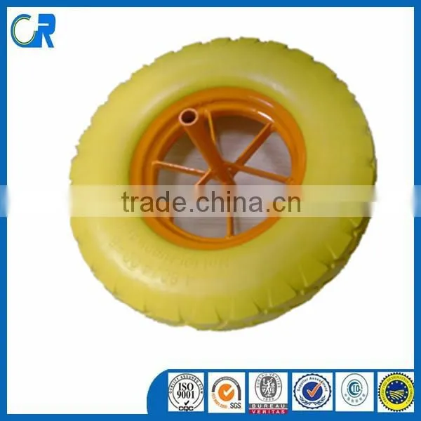 Yinzhu direct production environmental 3.00-8 polyurethane solid tire for wheel barrow