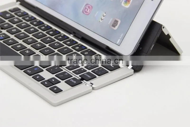 Folding rectangle wireless bluetooth keyboard