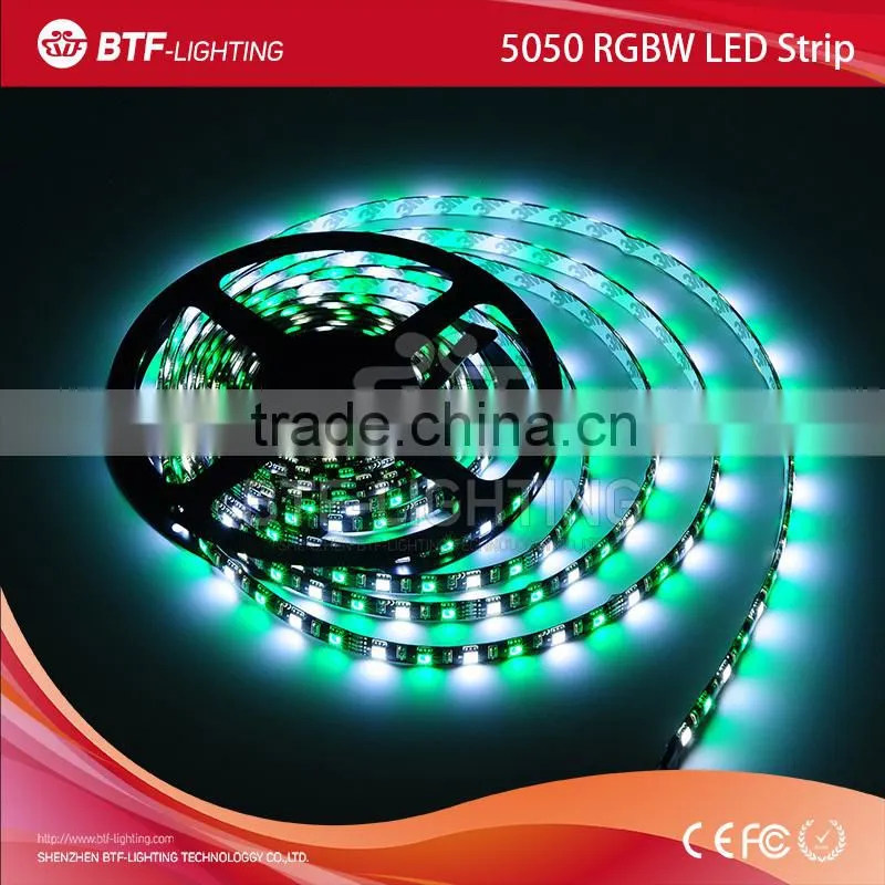 5050 RGBW 5m 60leds/m led strip rgbw RGB+Cold White strip Waterproof IP65 Black PCB DC12V SMD 5050 Mixed color