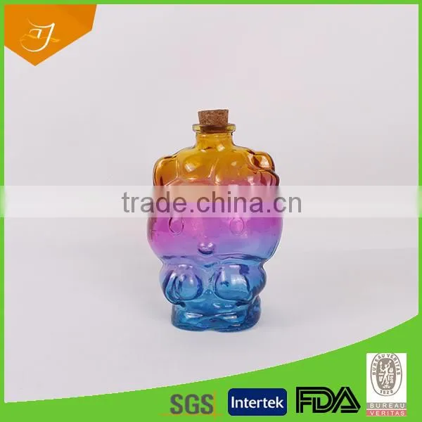 kitty shape, glass storge jar