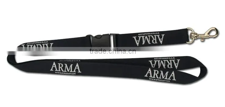 Woven lanyard,custom lanyards no minimum order jacquard strap