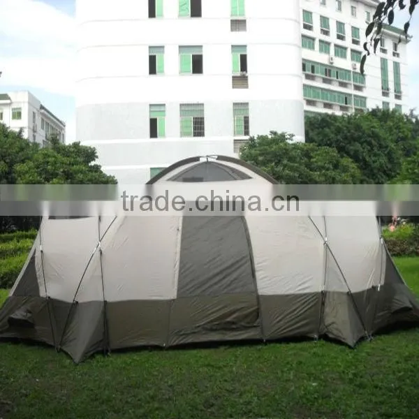 Big Storm 8 Person 3 Room Double Layter Big Fishing Camping Tent
