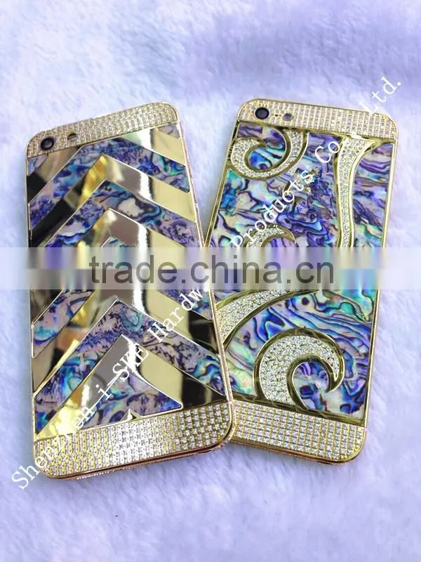 New product from China manufacturer for iPhone 5se gold plating housing