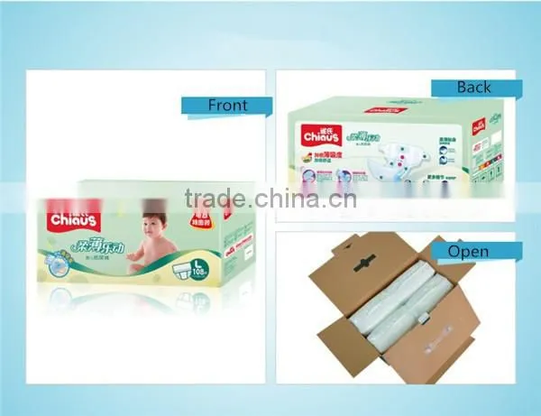 China factory best plastic baby diapers disposable