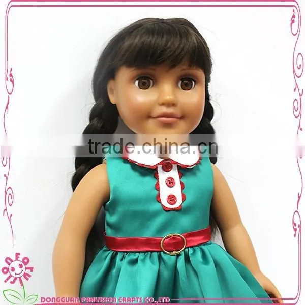 2016 popular doll dress for 18 inch girl dolls