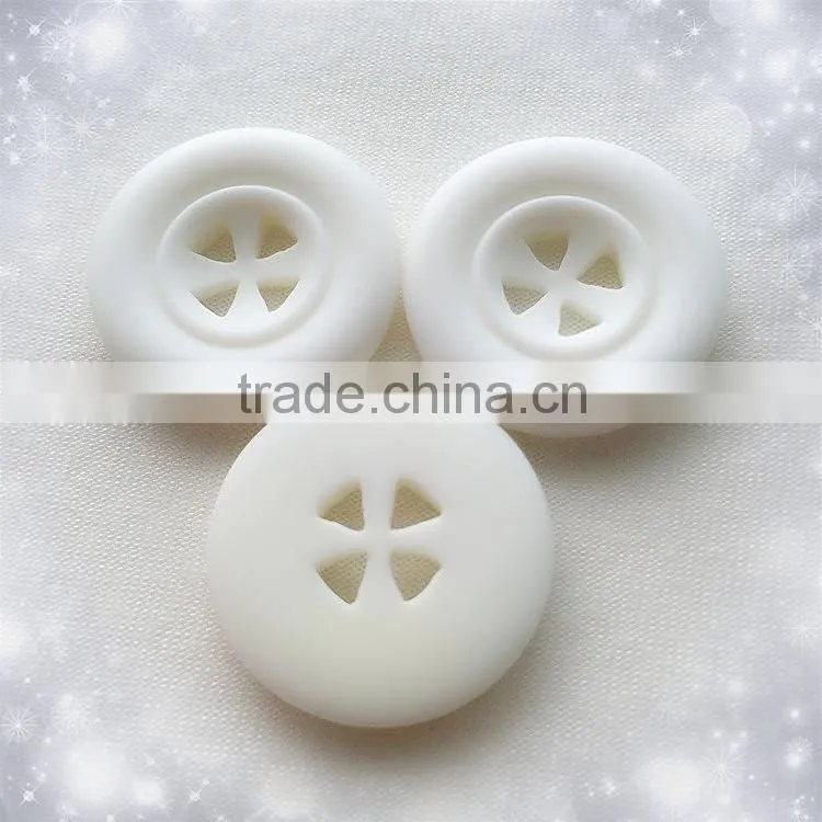 Latest Design white Resin Button, personalized 4-holes button
