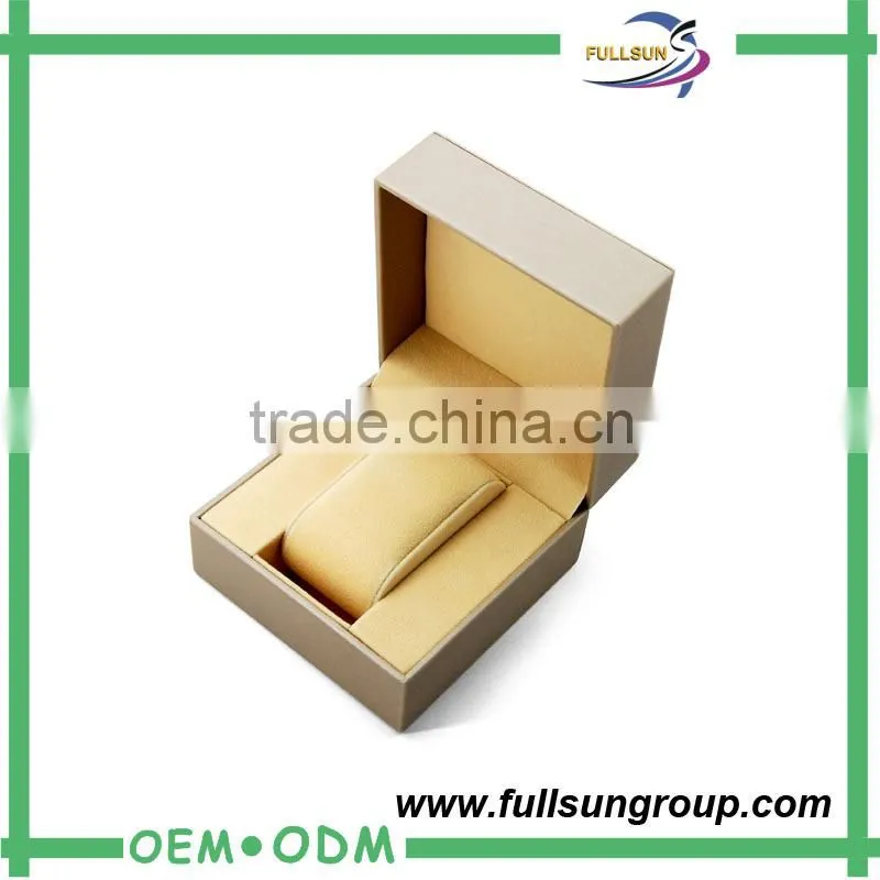 Latest style coated watch box leather